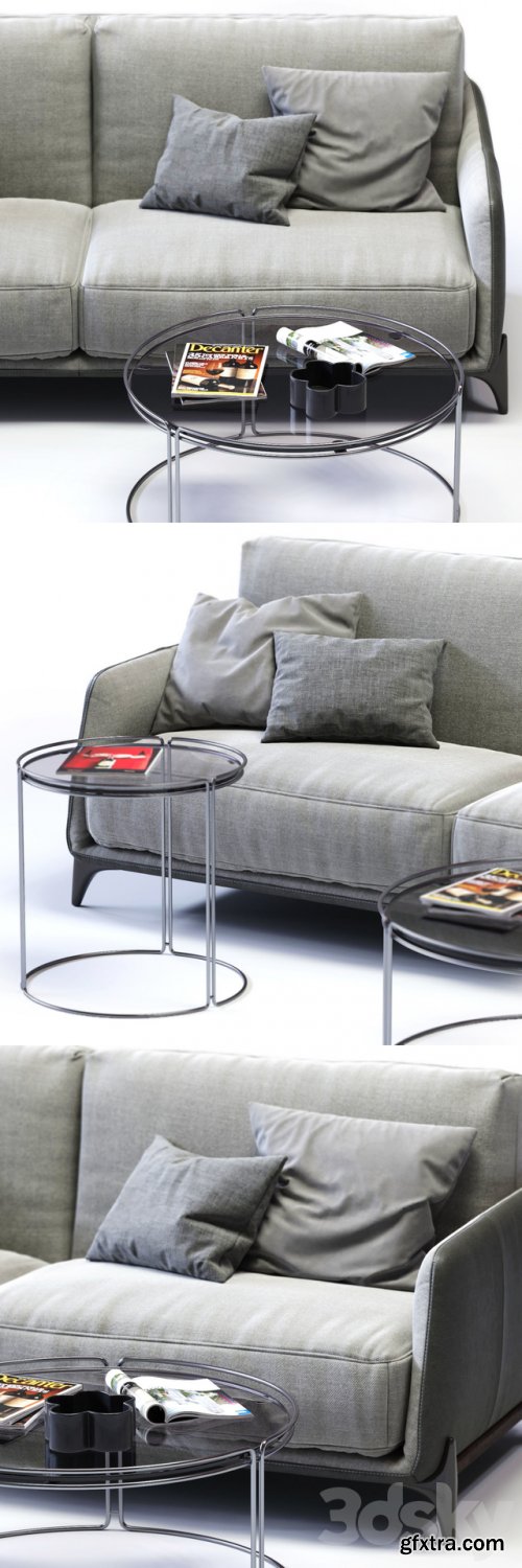 Ditre Italia ELLIOT 3-er Sofa