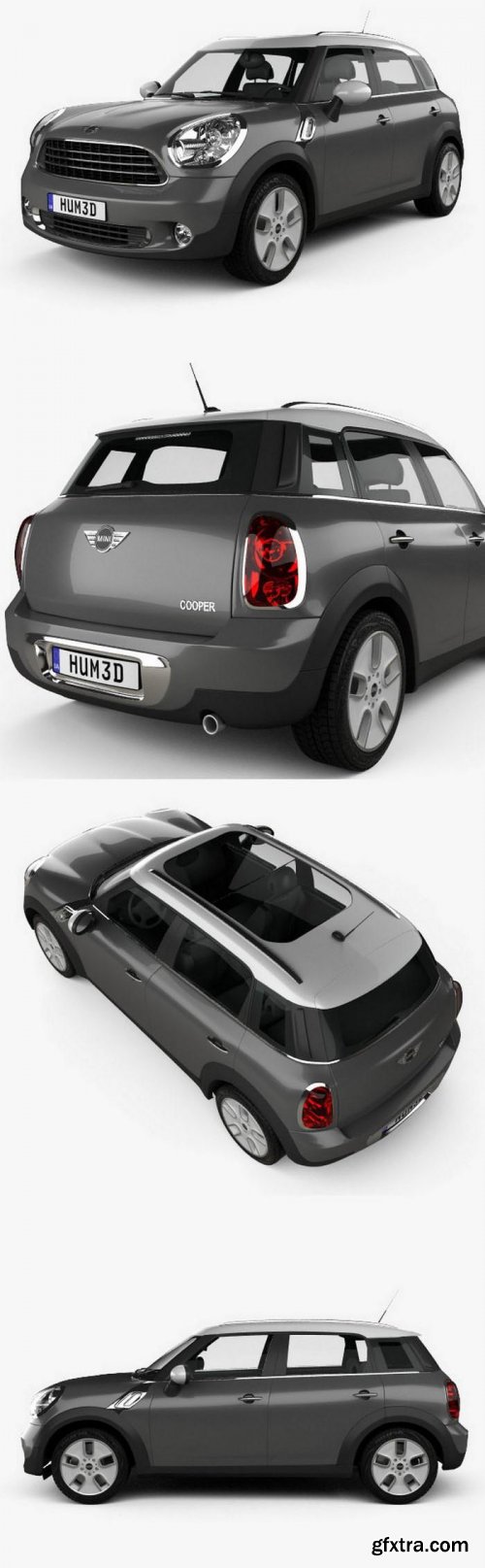 Mini Countryman 2011 3D Model