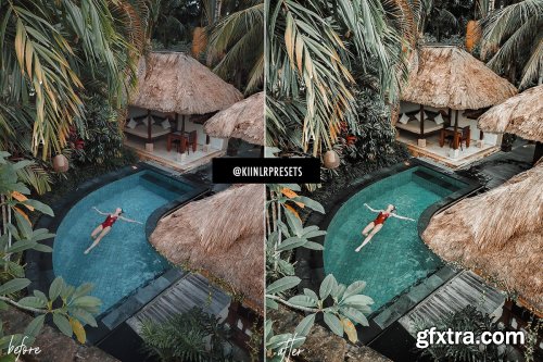 CreativeMarket - 10 TROPICAL BALI LIGHTROOM PRESETS 4483954