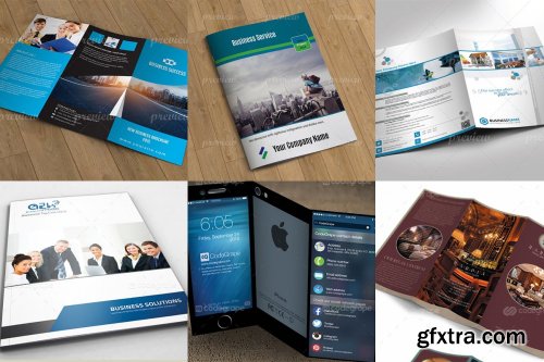 CreativeMarket - 30 Creative Brochures Bundle 4457295