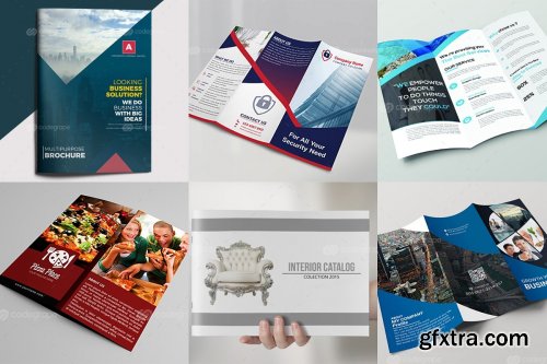 CreativeMarket - 30 Creative Brochures Bundle 4457295