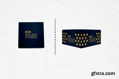 CreativeMarket - Flat Square Box Kit 4445039