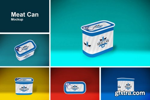 CreativeMarket - Meat Can MockUp 4445070