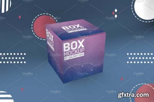 CreativeMarket - Abstract Box Mockup 4445098