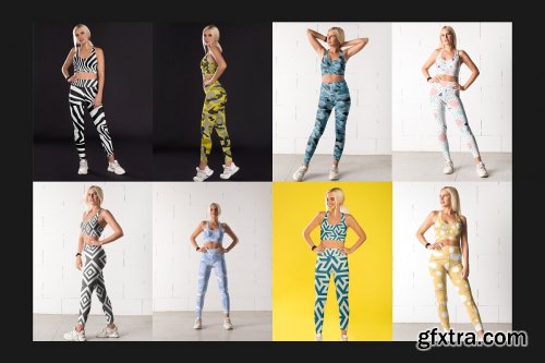 CreativeMarket - 100 Leggings Mock-Up Set 4298635