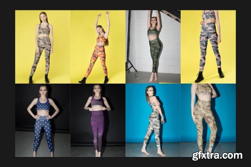 CreativeMarket - 100 Leggings Mock-Up Set 4298635