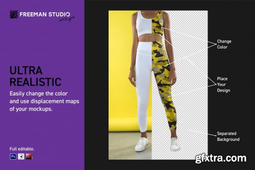 CreativeMarket - 100 Leggings Mock-Up Set 4298635