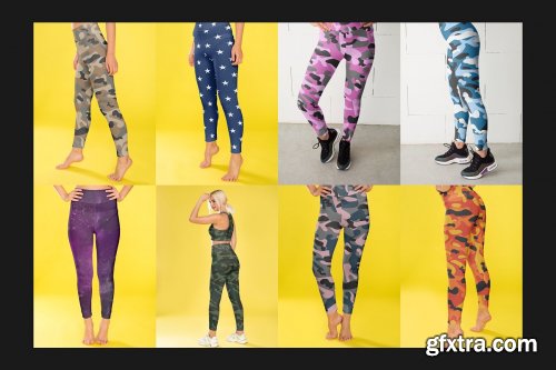 CreativeMarket - 100 Leggings Mock-Up Set 4298635