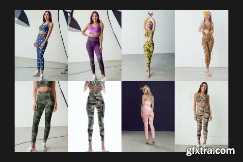 CreativeMarket - 100 Leggings Mock-Up Set 4298635