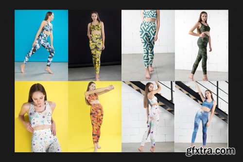 CreativeMarket - 100 Leggings Mock-Up Set 4298635