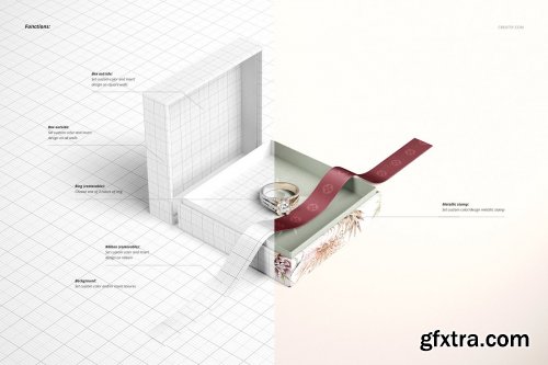 CreativeMarket - Jewelry Box Mockup Set 01 4392039