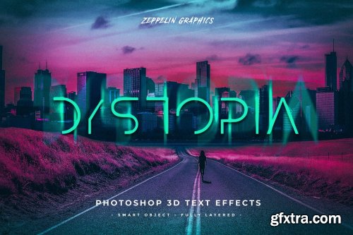 CreativeMarket - Cyberpunk 80s Text Effects 4557425