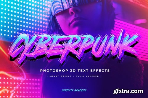 CreativeMarket - Cyberpunk 80s Text Effects 4557425