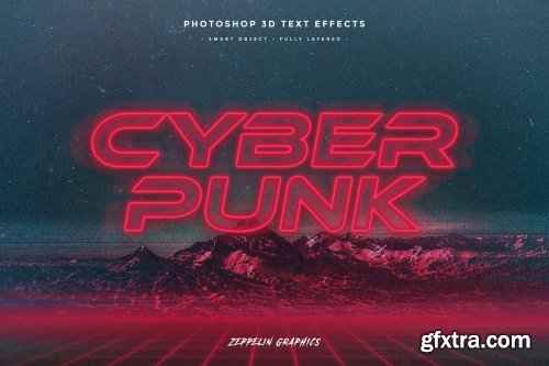 CreativeMarket - Cyberpunk 80s Text Effects 4557425