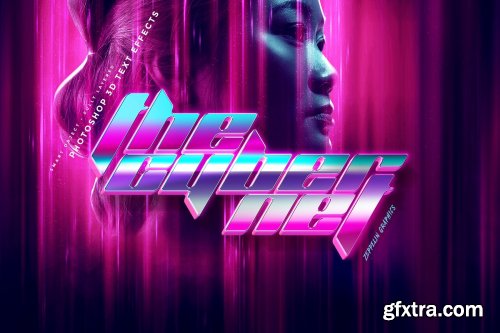 CreativeMarket - Cyberpunk 80s Text Effects 4557425