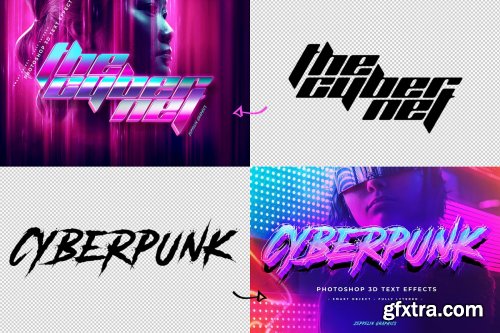 CreativeMarket - Cyberpunk 80s Text Effects 4557425