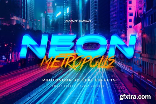 CreativeMarket - Cyberpunk 80s Text Effects 4557425