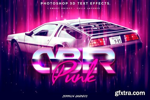 CreativeMarket - Cyberpunk 80s Text Effects 4557425