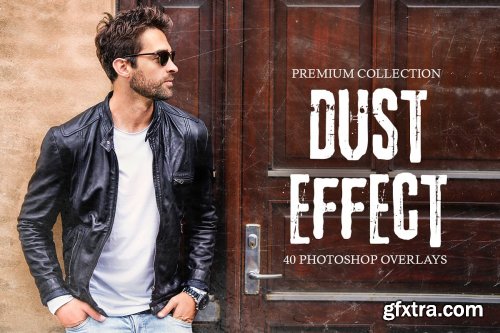 CreativeMarket - Dust Effect Photoshop Overlay 3707709