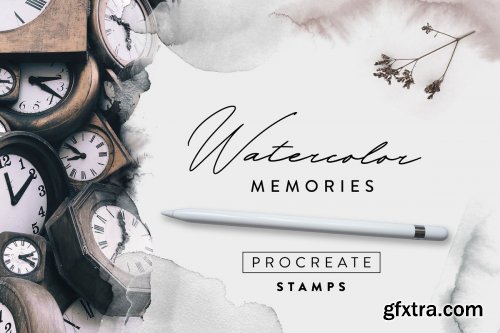 CreativeMarket - All Procreate Stamp Brushes Bundle 4515227