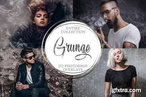 CreativeMarket - Grunge Overlays Collection 4367017