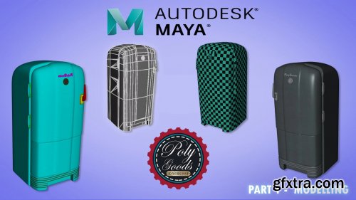  Vintage Fridge: Autodesk Maya Complete Modelling Course