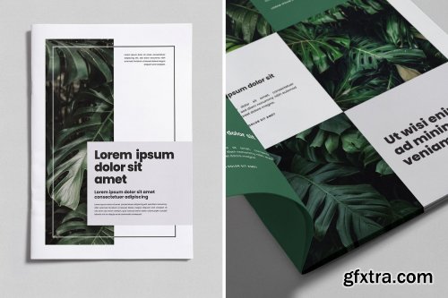 CreativeMarket - Brochure Magazine Mockups 4589122