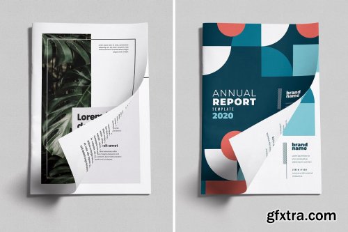 CreativeMarket - Brochure Magazine Mockups 4589122