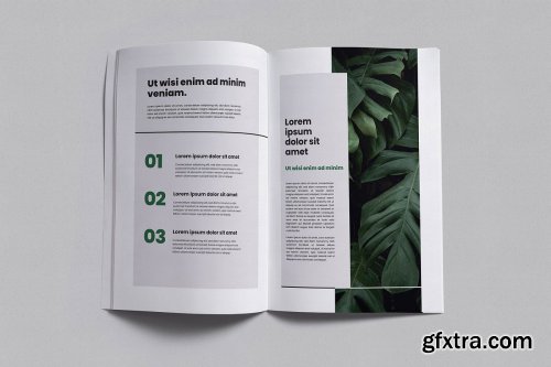 CreativeMarket - Brochure Magazine Mockups 4589122