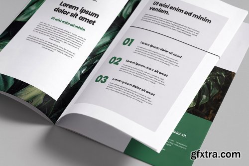 CreativeMarket - Brochure Magazine Mockups 4589122