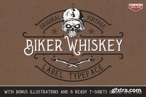 CreativeMarket - Whiskey Fonts Bundle 4577974