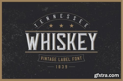 CreativeMarket - Whiskey Fonts Bundle 4577974