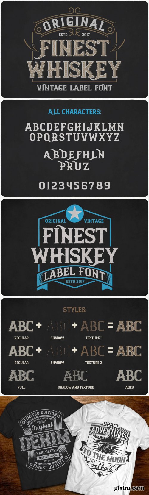 CreativeMarket - Whiskey Fonts Bundle 4577974