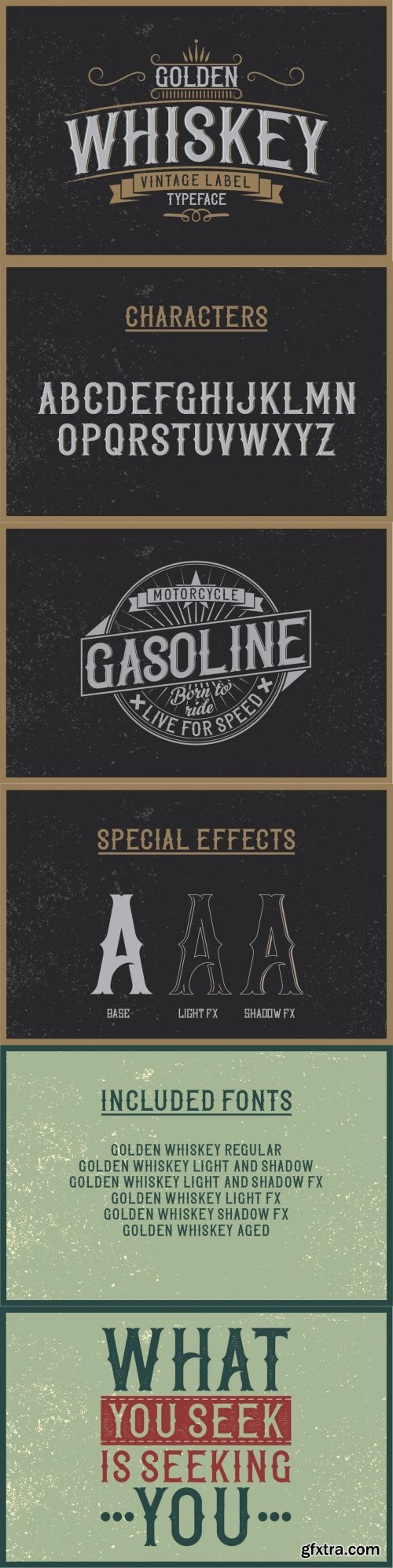 CreativeMarket - Whiskey Fonts Bundle 4577974