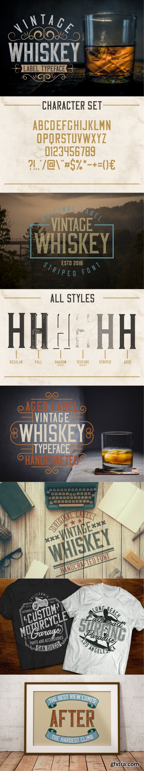 CreativeMarket - Whiskey Fonts Bundle 4577974