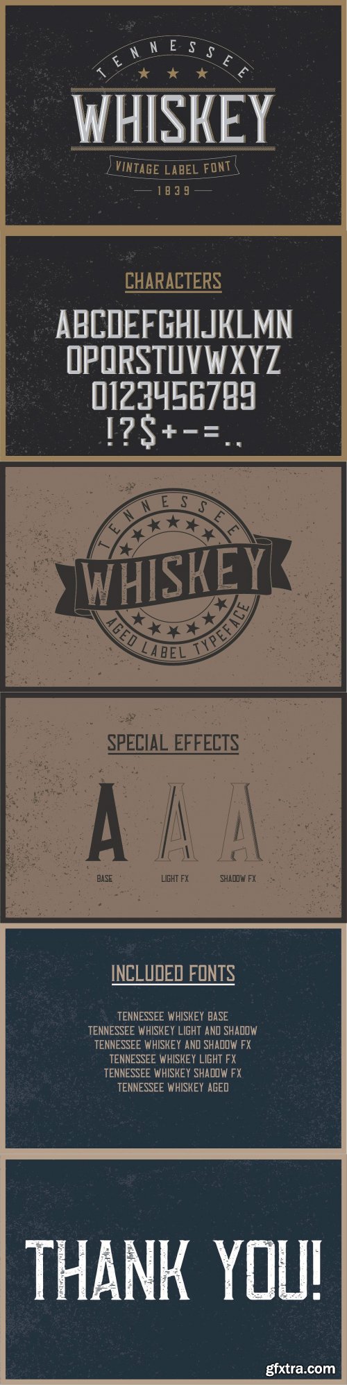 CreativeMarket - Whiskey Fonts Bundle 4577974