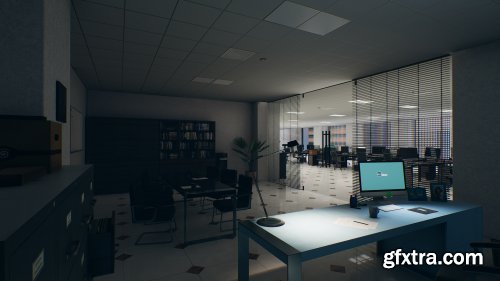 QA Office and Security Room UE4