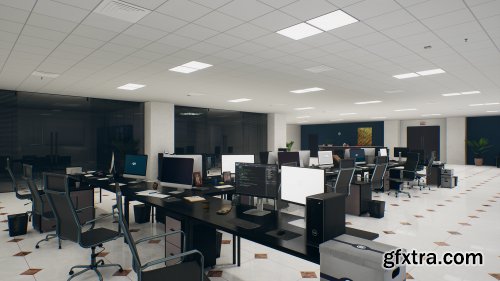 QA Office and Security Room UE4