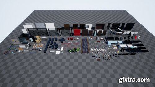 QA Office and Security Room UE4