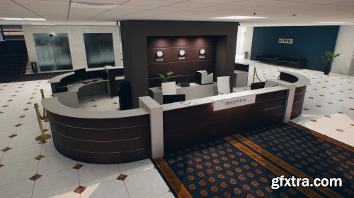 QA Office and Security Room UE4