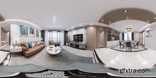 360 Interior Design Livingroom / Diningroom 04