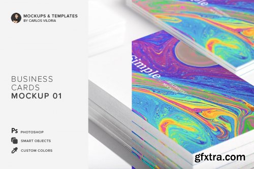 CreativeMarket - Business Cards Mockup 01 4505932