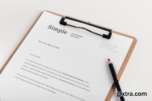 CreativeMarket - A4 Clipboard Mockup 4493075