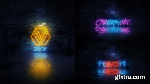 Videohive Neon Logo Reveal 22912859