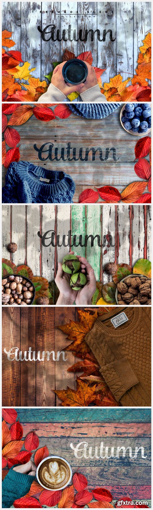 CreativeMarket - Autumn Scene Creator #01 4276129