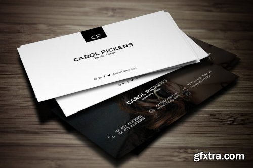 CreativeMarket - Jewelry Shop Business Card 4545927