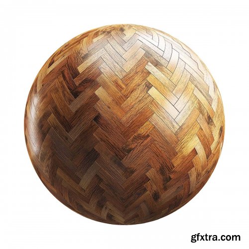 Herringbone Wood Parquet PBR Texture