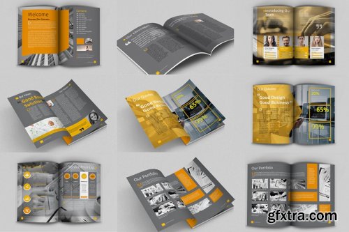 CreativeMarket - Brochure Corporate Multipurpose 4604835