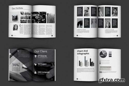 CreativeMarket - Black And White Proposal Project 4604833