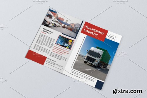 CreativeMarket - Transport Logistics Brochure V934 4237737